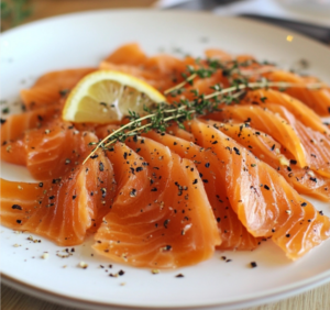 smoked salmon